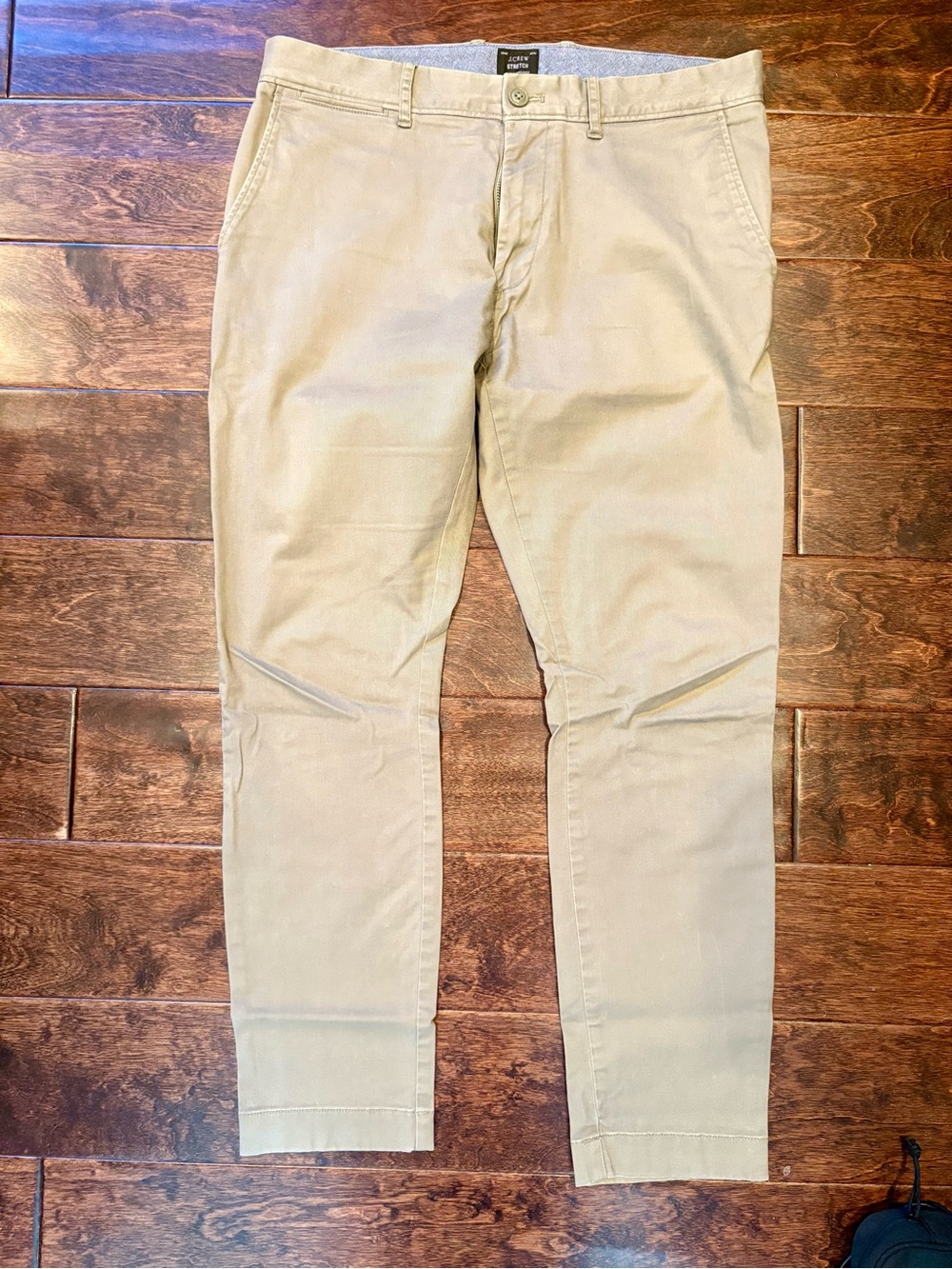 J. Crew Men's Tan Skinny Chino Pants - Slim Straight